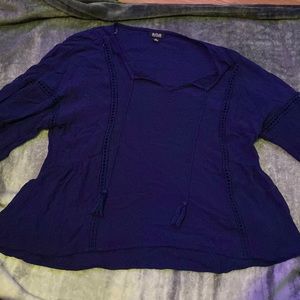 Women’s navy blouse